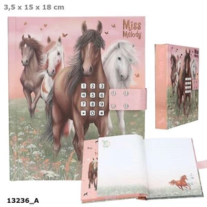 Tagebuch mit Schloss Mädchen Miss Melody mit Code und Sound Motiv 1 - Bild 1 von 6