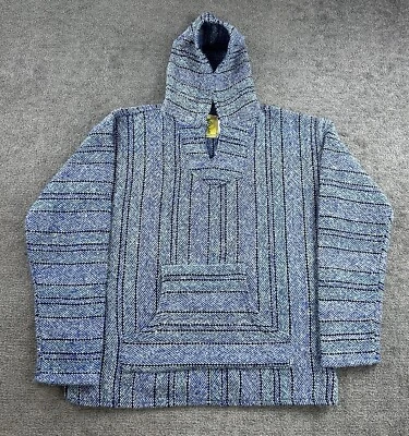 Iguana Jack Sudadera con Capucha Surfista Droga Alfombra Baja Boho Chaqueta Bolsillo Frontal Adulto XL Azul Foto 1 de 4