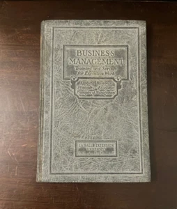 Antique 1926 Business Managment Vol. 1 & 2 La Salle Extension University Book - Picture 1 of 13
