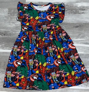 Princess boutique Girls Ava Grace Superheroes dress size 10t - Picture 1 of 8
