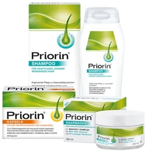 NEU KUR SET PRIORIN Germany TRIO MASK SHAMPOO KAPSELN Haarausfall Nachwachsen 2026 - Bild 1 von 3