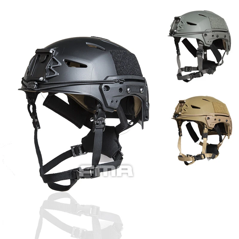 TB1044 FMA Tactical MIC FTP Bump Helmet EX Airsoft Cosplay Caça BK / DE / FG - Imagem 1 de 1