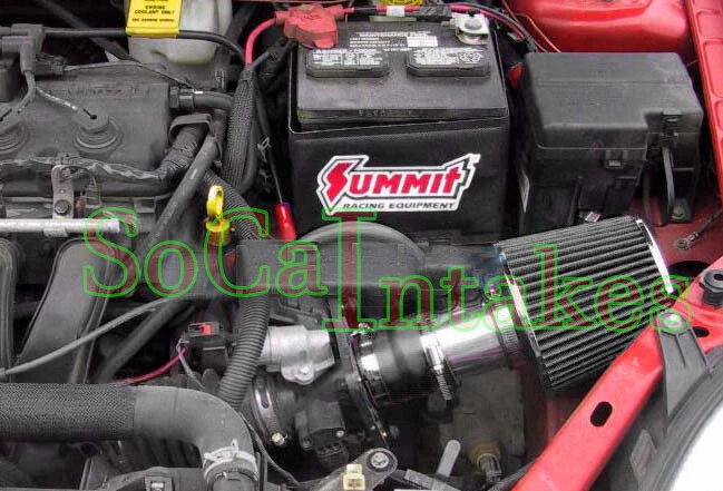 Black Air Intake Kit & Filter For 2000-2005 Dodge Neon 2.0L L4 SOHC - Image 1 of 1