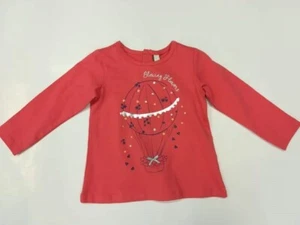 MAGLIETTA MANICA LUNGA BIMBA 6-9-12-18-24-30 MESI PREZZO GIA' SCONTATO 30% - Picture 1 of 5