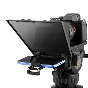8'' Portable Teleprompter Remote for Webcam Smartphone Live Streaming - Picture 1 of 11