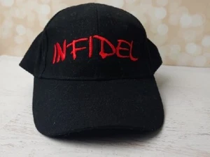 Infidel Cap Arabic Black Red War No Religion Unfaithful Hat Strapback Army - Picture 1 of 7