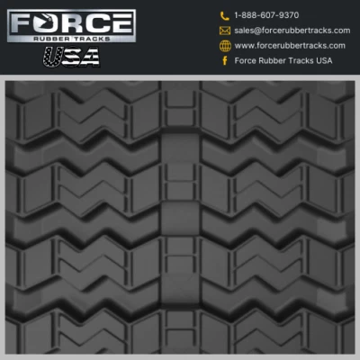 16" Zig Zag Rubber Tracks 400X86X52 Fits T630, T650, SVL65, SVL75 FREE SHIPPING - Image 1 of 4