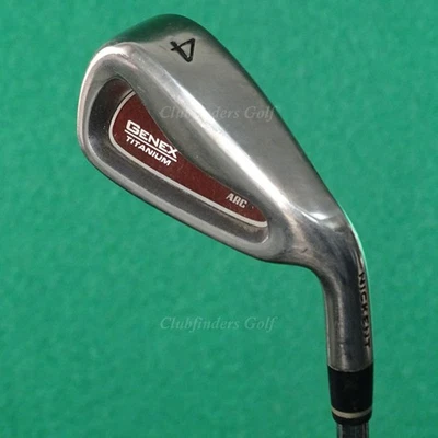 Nickent Genex Titanium Arc Single 4 Iron True Temper ST-90 Speed Tip Steel Stiff - Image 1 of 2