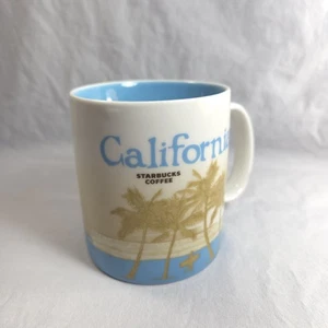 Starbucks California 2009 Coffee Mug Collector Series 16oz Rare Ocean Blue - Bild 1 von 9