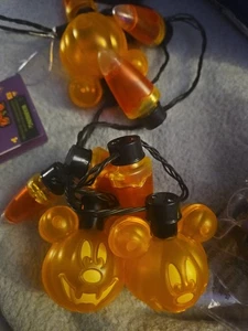Disney Mickey Mouse Jack-o&#39;-Laterne Halloween Leuchtkette - Disney Store - Bild 1 von 6