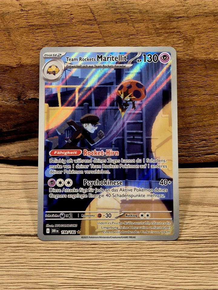 Pokemon Karte Team Rockets Maritellit 198/182 Ewige Rivalen Near Mint Deutsch - Bild 1 von 1
