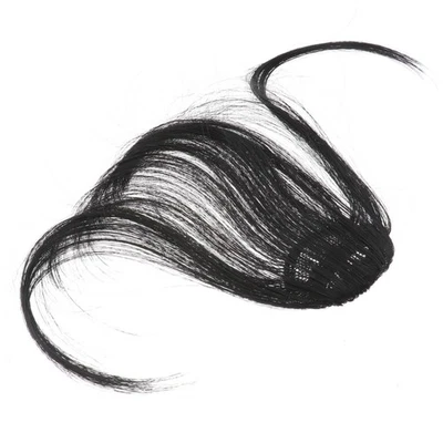  Haarteil Schwarz Clip in Bangs Haarschmuck Für Mädchen Haarknall - Bild 1 von 4