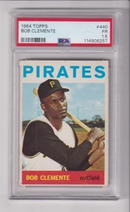 1964 TOPPS #440 ROBERTO CLEMENTD WITH PSA 1.5 GRADE - PITTSBURGH PIRATES - Bild 1 von 1