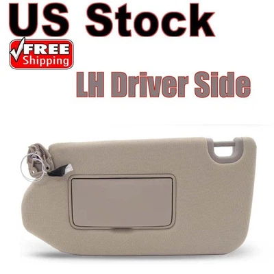 Left Driver Sun Visor w/ Lamp for Nissan Pathfinder 2013-2018 for QX60 Beige US Foto 1 de 4