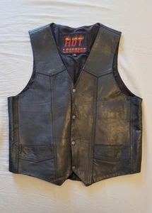 Size XL Hot Leathers Motorcycle Vest - Picture 1 of 3