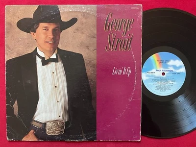 GEORGE STRAIT~LIVIN IT UP LP (1990) ORIG PRESS MCA 6145 STEREO COUNTRY Foto 1 de 2