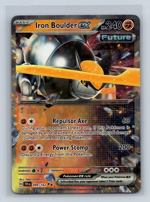 SV05: Temporal Forces #099/162 Iron Boulder ex - Image 1 of 2