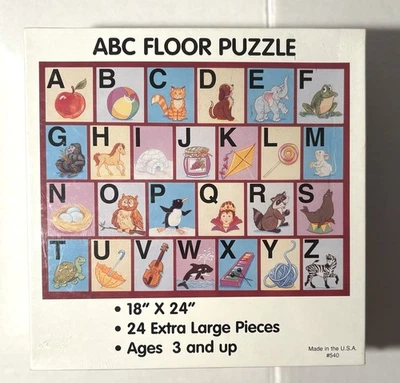 ABC floor puzzle 24 piece  “Brand New Sealed “ - Image 1 of 3