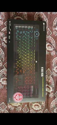 K100 RGB Optical-Mechanical Gaming Keyboard - Corsair OPX Switch - Black - Image 1 of 4