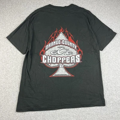Camiseta De Colección Orange County Choppers Grande Llama As Pala Motocicleta Bicicleta Y2K Foto 1 de 4