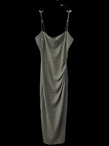 Windsor Sequin Silver Dress Size Medium New With Tags 1U - Picture 1 of 5