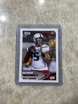 2017 Sage Hit - Patrick Mahomes II #5 (RC) Chiefs Star Rookie Texas Tech Legend - Image 1 of 4
