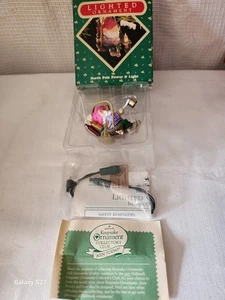 Decorazione natalizia Hallmark 1987 Polo Nord Power & Light nuova con scatola - Foto 1 di 24