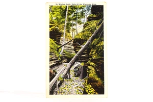 Witches Gulch Wisconsin River Dells Vintage Postcard EC Kropp HH Bennett 18617 - Picture 1 of 3