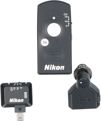 Nikon WR-R10 Camera Wireless Remote Controller Set WR-T10 WR-A10 Black Japan - Image 1 of 4