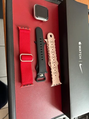 Apple Watch Nike Serie6 Celluar+GPS 40mm Silver 3x Bänder OVP - Bild 1 von 4