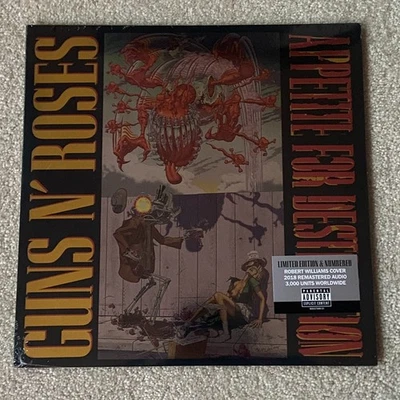 Guns N Roses Appetite For Destruction Limited Edition NUMBERED 2534/3000 LP NEW - Image 1 of 4