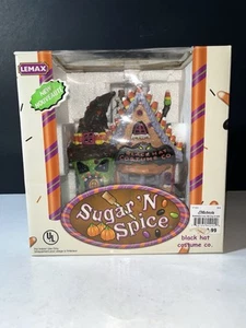 Lemax Sugar N Spice Black Hat Costume Co Lighted House Porcelain 2005 Retired - Bild 1 von 7