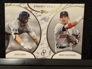 2025 Topps Dynamic Duals Jarren Duran & Nomar Garciaparra #50 Red Sox - Picture 1 of 2