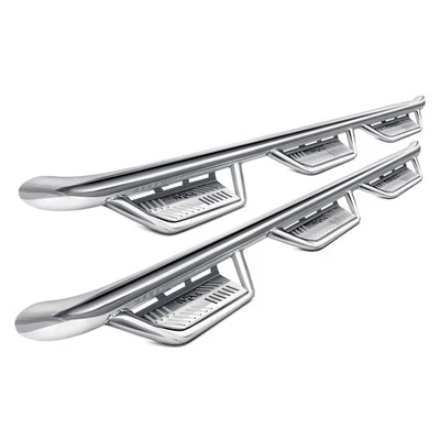 For Ram 3500 11-24 N-Fab 3" Podium Wheel-to-Wheel Polished Round Side Steps Foto 1 de 4