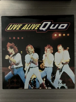 STATUS QUO : LIVE ALIVE QUO 12" LP vinyl + inner MINT TOP EXAMPLE !! - Image 1 of 4