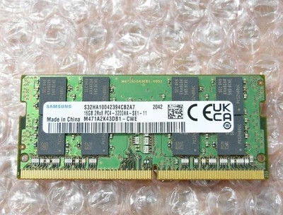 Memoria RAM DDR4 RAM para portátil Samsung M471A2K43DB1-CWE 16 GB Foto 1 de 2