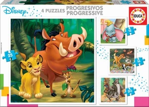 Educa - Puzzle progressivi di cartone per bambini | Disney Animals Dumbo, B IXZq - Foto 1 di 3