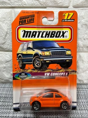 Matchbox VW Concept 1 #17 de 75 veículos Cool Concepts laranja - Imagem 1 de 4