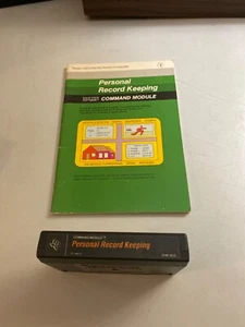PERSONAL RECORD KEEPING TEXAS INSTRUMENTS TI HOME COMPUTER WITH MANUEL PHM 3013 - Picture 1 of 3