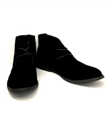 Zapatos de vestir Revenant para hombre talla 13 negros de gamuza estilo LEO-1 nuevos con caja Foto 1 de 4