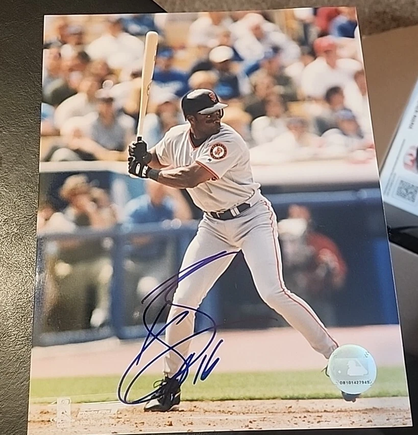 Reggie Sanders  signed 8x10 SAN FRANCISCO GIANTS - Image 1 of 1