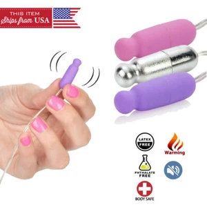 Powerful Heated Mini Bullet Vibe Quiet Micro Clit Tickler Sex Toy Women Vibrator - Picture 1 of 22