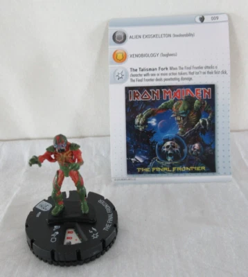 Heroclix Iron Maiden Eddie Final Frontier Figure Wizkids NECA 2013 - Image 1 of 4