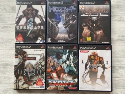 SONY PS2 Gungrave & Transformers & ZOE & Anubis Zone of the enders from Japan - Image 1 of 4