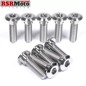 Kawasaki Z750 (04-14) Z800 (13-14) Z900RS (18-23) Titanium Front Disc Bolts - Picture 1 of 3
