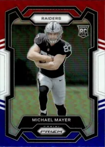 Michael Mayer 2023 Panini Prizm #361 rojo blanco y azul Las Vegas Raiders - Imagen 1 de 2