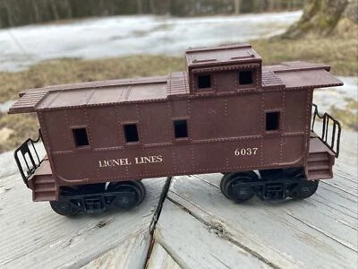 Vintage Lionel PW 6037 SP Style Brown Train Car Caboose - Image 1 of 4