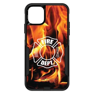 OtterBox Commuter for Apple iPhone (Pick Model) Flames Fire Department - Picture 1 of 25