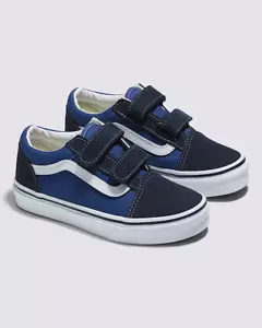 Vans Little Kids Old Skool V Suede and Canvas Sneakers Shoes - Picture 1 of 13