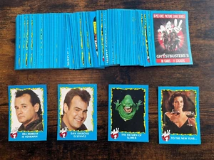 O-Pee-Chee Ghostbusters 1989 juego completo de 2 (1-88) + juego de pegatinas insertos (1-11) - Imagen 1 de 2